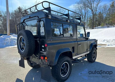 1991 Land Rover Defender из США, поврежденный, VIN SALLDVAF7HA482382
